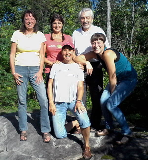 Quelques membres du CA de Jardin Humani-Terre